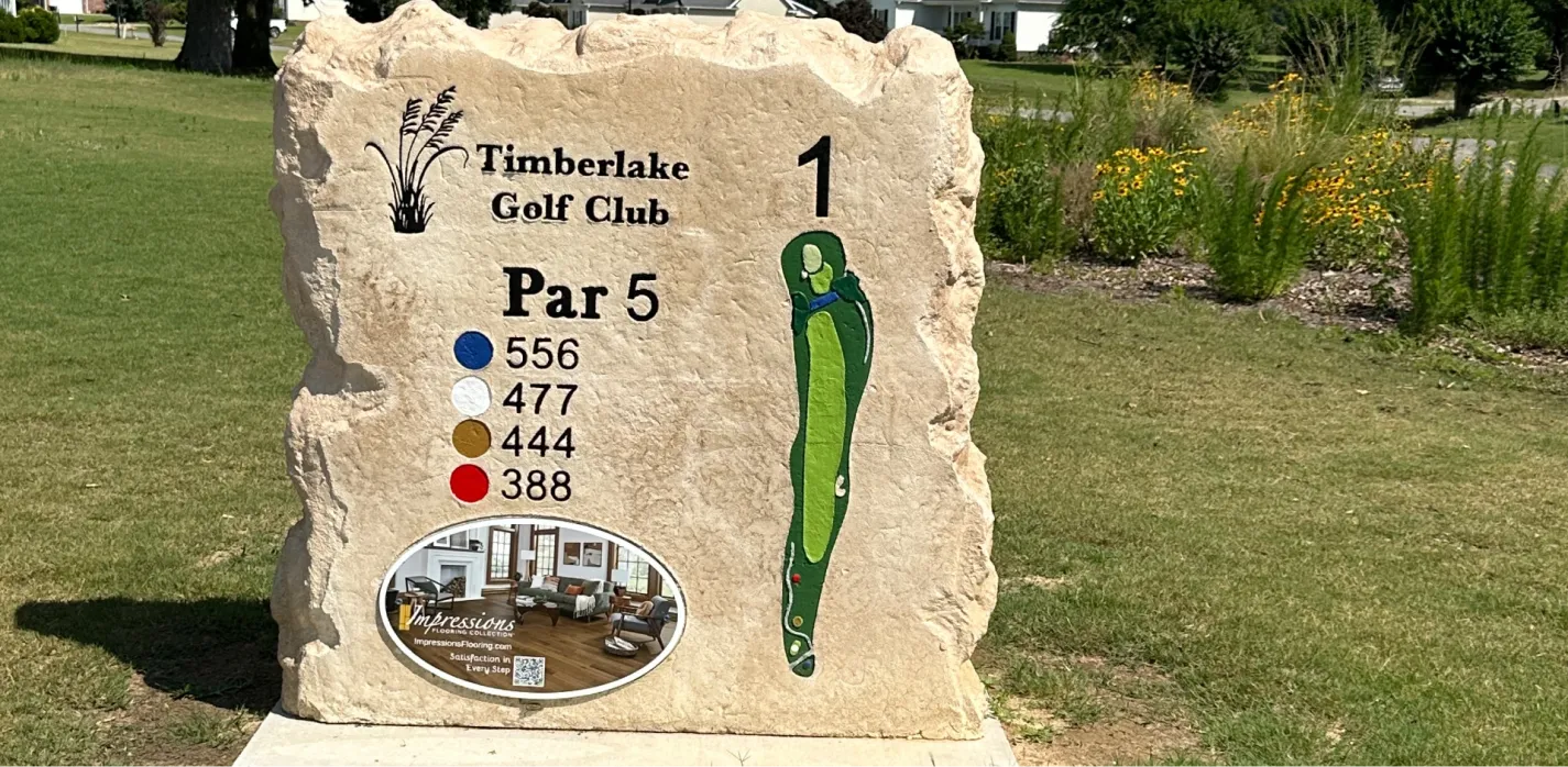 Golfcourse Signage