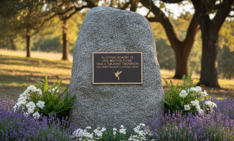 Plaque Embedded Boulders