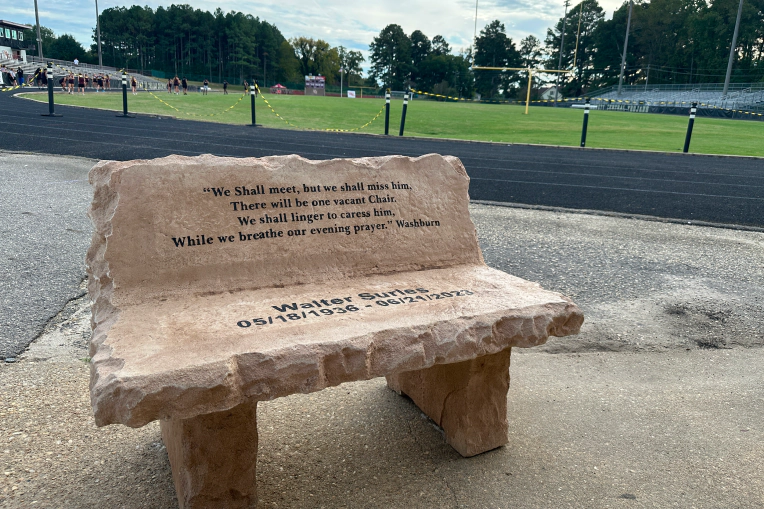 Dedication Bench Plaque